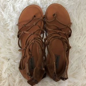 tan sandals